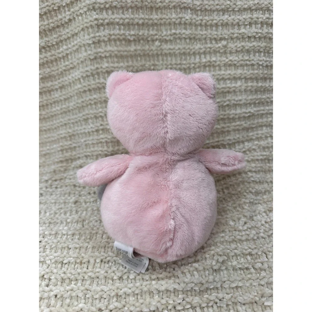 Carter's Just‎ One You Owl Plush Pink Grey Stuffed Animal Lovey Kids Toy 9 inch